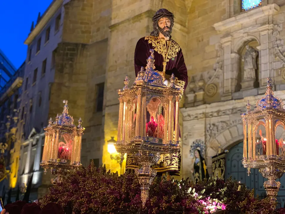 Procesi&oacute;n en Bilbao Cristo