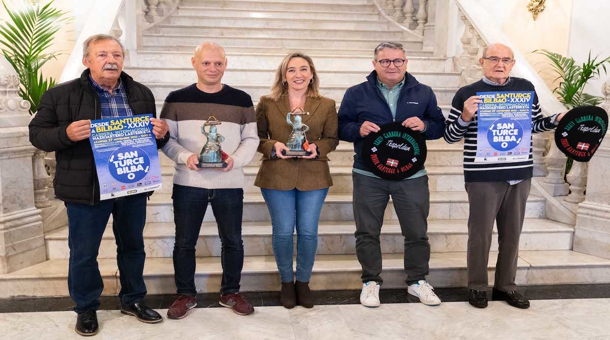 Presentación de la XXXIV 'Carrera Internacional desde Santurce a Bilbao'