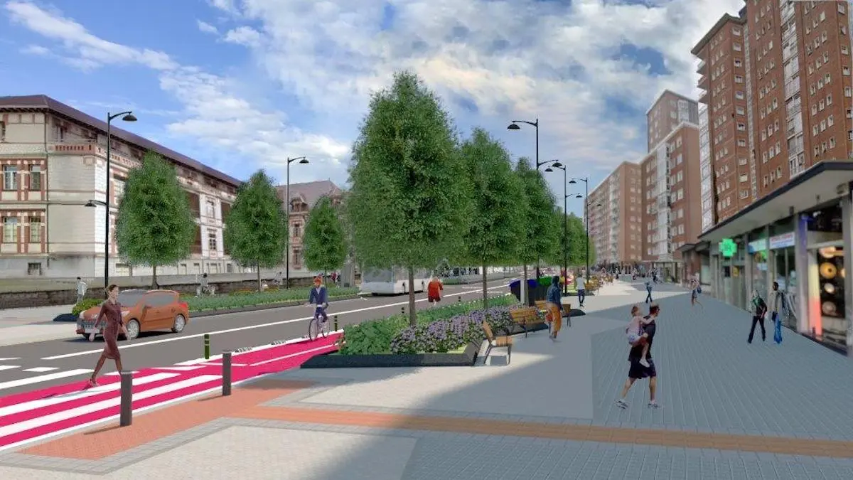 Hoy comienzan las obras en la Avenida Lehendakari Aguirre de Deusto