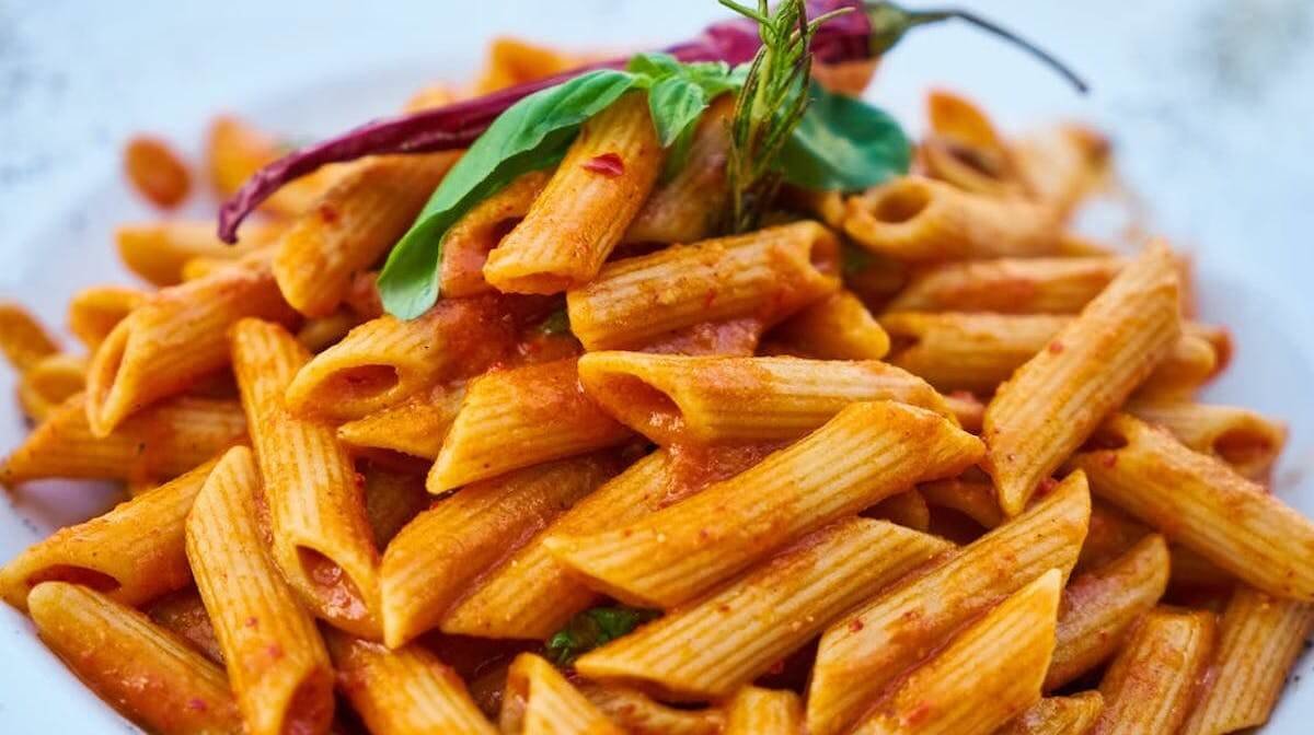 Espectacular plato de pasta italiana