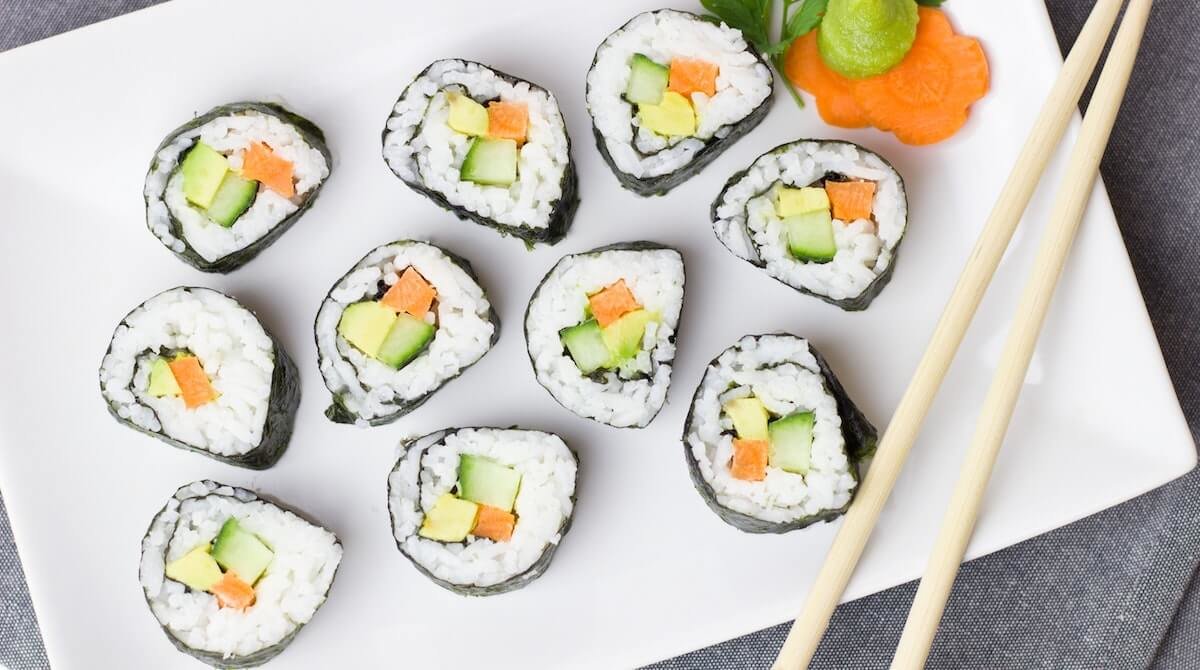 Espectacular plato de Sushi