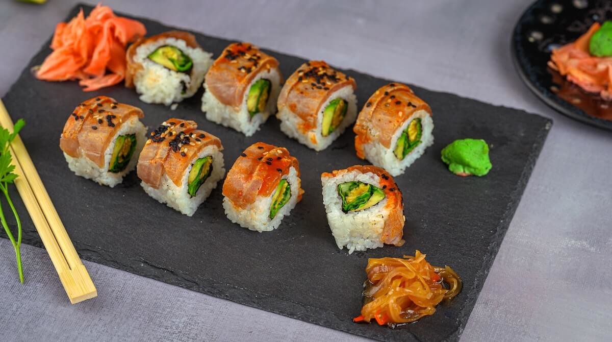 Irresistible plato de Sushi en Mao Bilbao