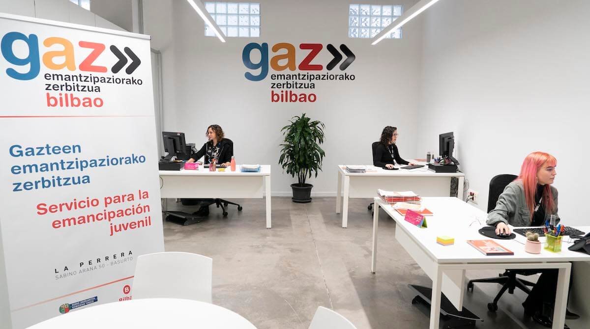 GAZ-Bilbao, el primer centro de atención presencial para la emancipación juvenil en Euskadi