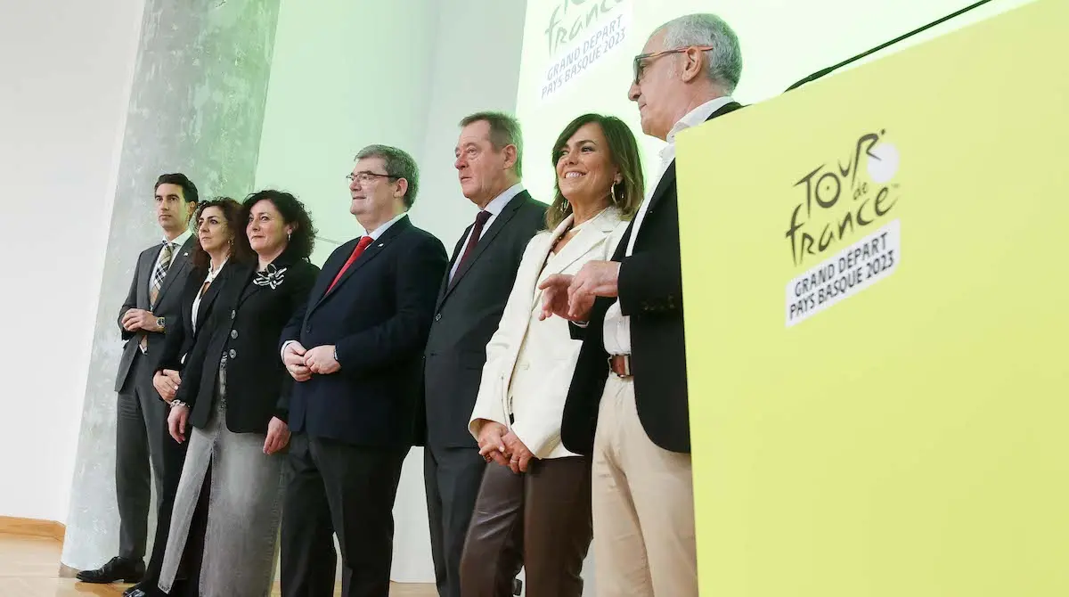 Imagen de la presentación del impacto económico de Tour de Francia