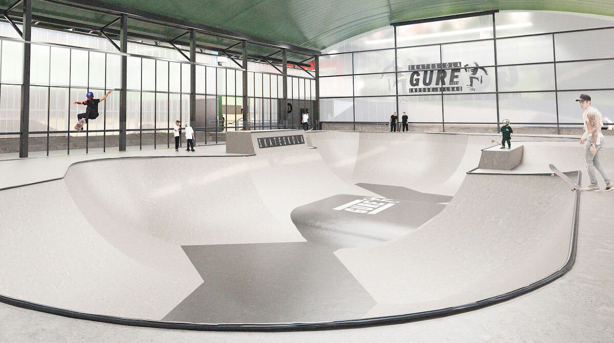 El skatepark del Polideportivo de Txurdinaga se inaugurará en diciembre