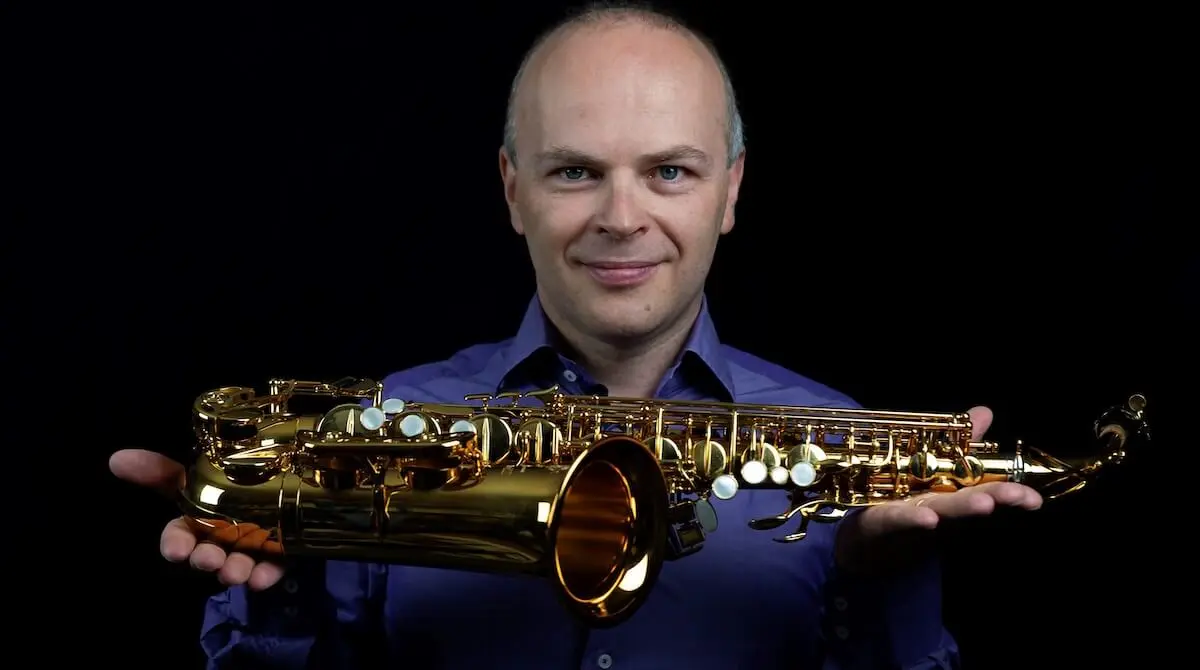 El saxofonista Vincent David
