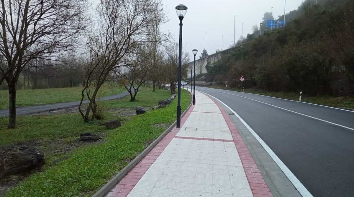 Nuevo acceso peatonal entre La Peña y Buia