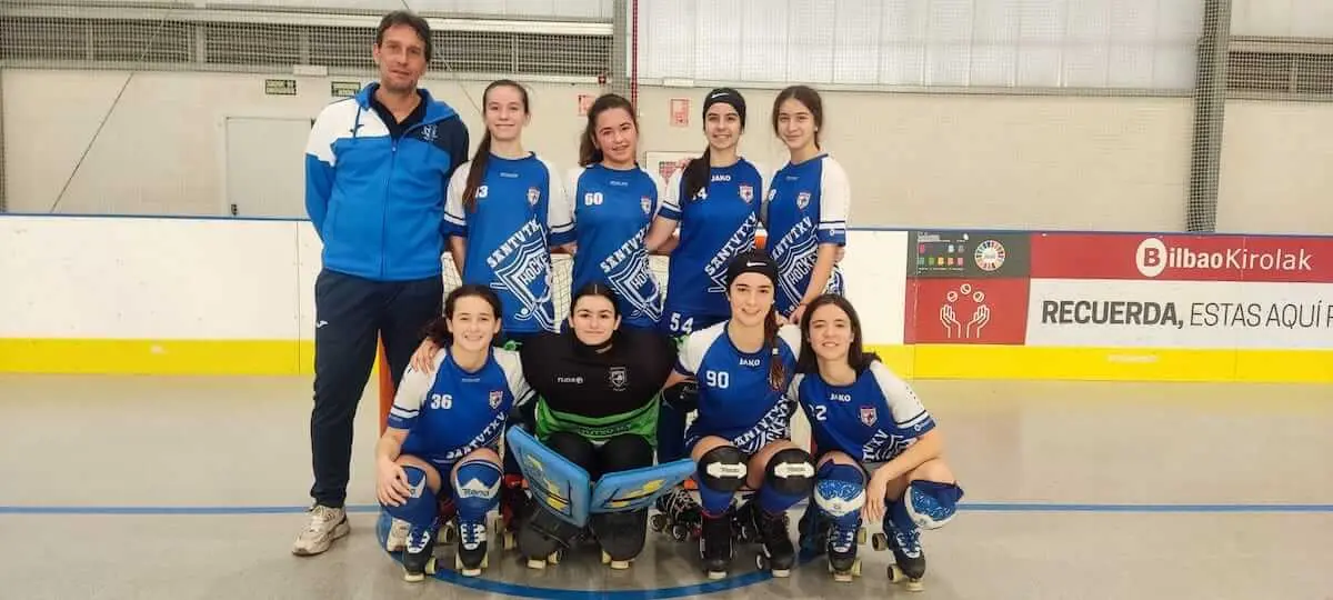 Integrantes del Santutxu Hockey Taldea