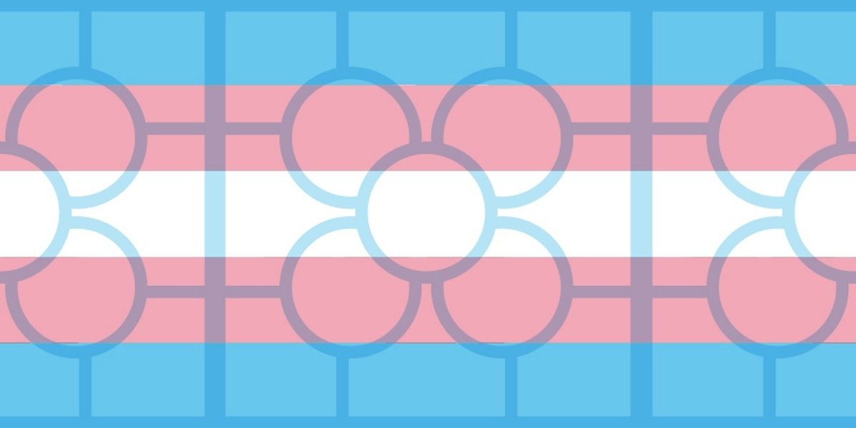 Baldosa día internacional de la visibilidad trans