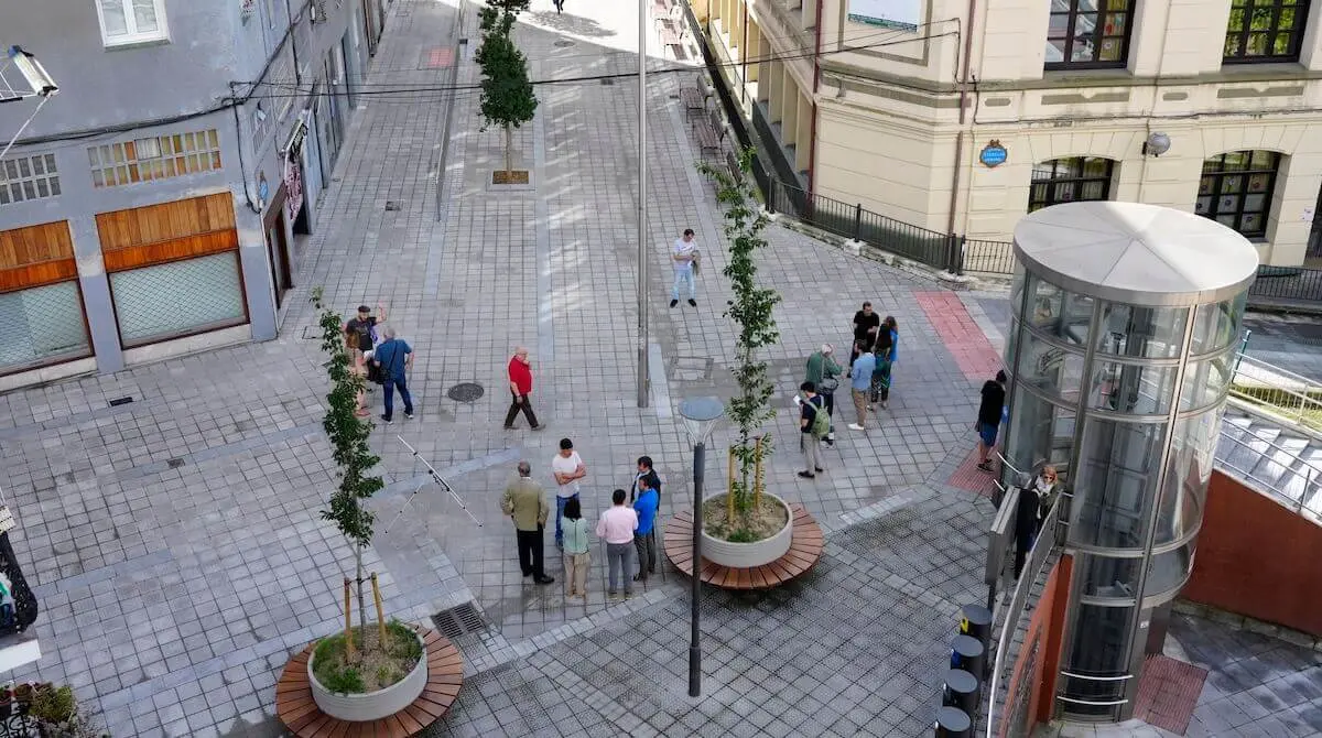 Obras de humanización de las calles Almirante Oquendo y Batalla de Roncesvalles