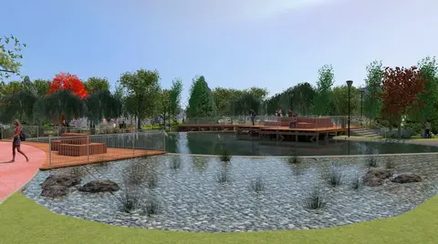 Infograf&iacute;a del futuro Parque Etxebarria