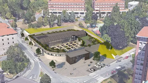 Infograf&iacute;a del futuro albergue de Bilbao