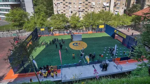 Inauguraci&oacute;n del campo Aritz Aduriz en Otxarkoaga