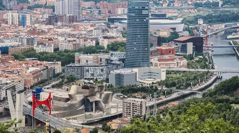 Vistas de Bilbao desde el monte Artxanda