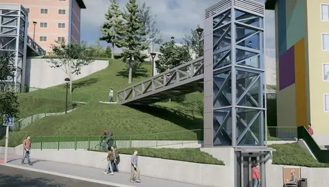 El Ayuntamiento pone en marcha las obras de los ascensores en Artazu Bekoa