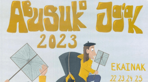 Cartel de las fiestas de Abusu