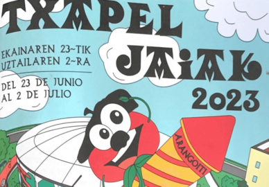 Cartel de las fiestas de Arangoiti 2023