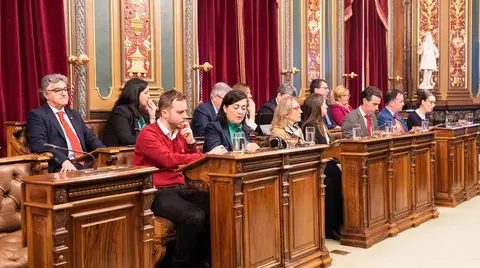 Pleno en el que se han aprobado los Presupuestos de Bilbao 2024