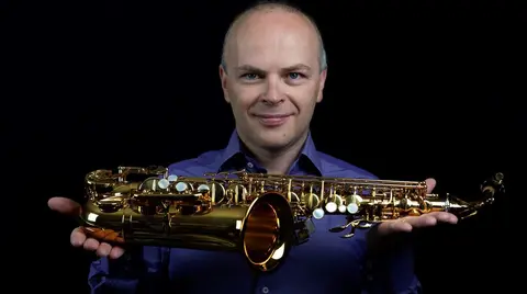 El saxofonista Vincent David