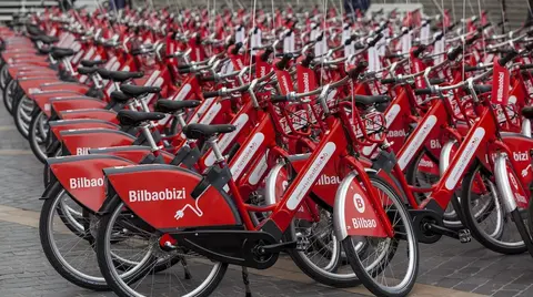 Servicio de pr&eacute;stamo de bicicletas BilbaoBizi