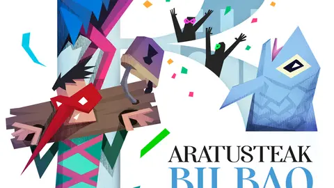 Cartel ganador del Carnaval 2023, B de Bilbao