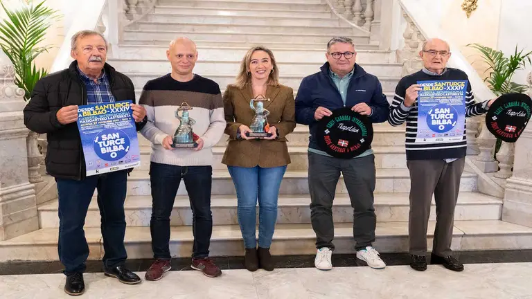 Presentaci&oacute;n de la XXXIV 'Carrera Internacional desde Santurce a Bilbao'