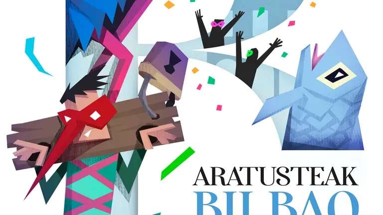 Cartel ganador del Carnaval 2023, B de Bilbao