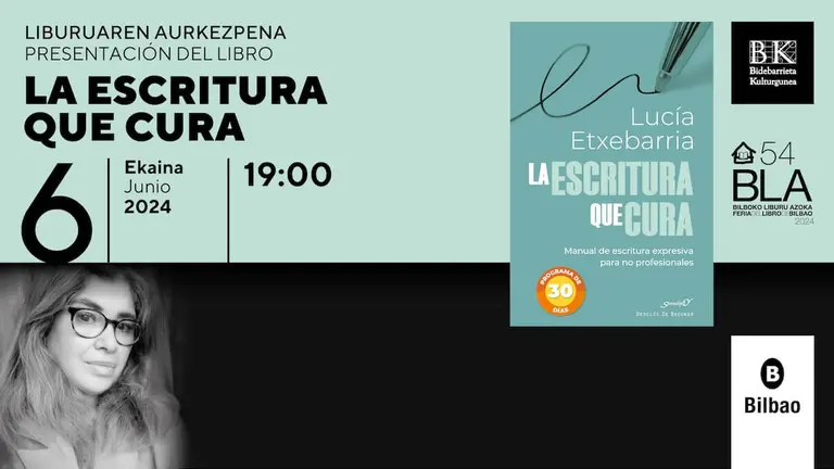 Lucia Etxebarria, La escritura que cura